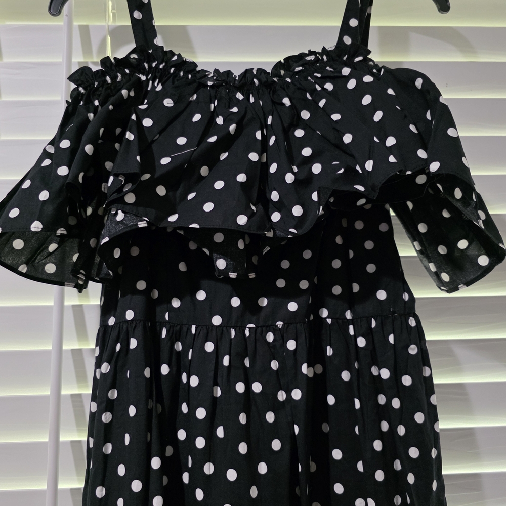 Black and White Polka Dot Dress